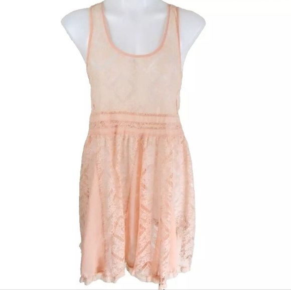 E by Eloise St. Regis Sheer Lace Slip Dress - Picture 2 of 4